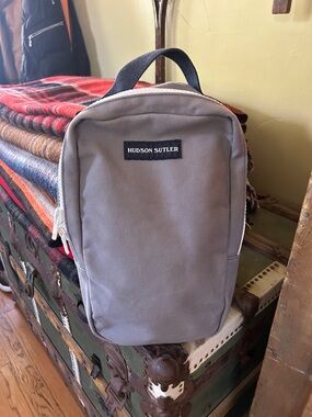 Hudson Sutler Gray Canvas Travel Bag